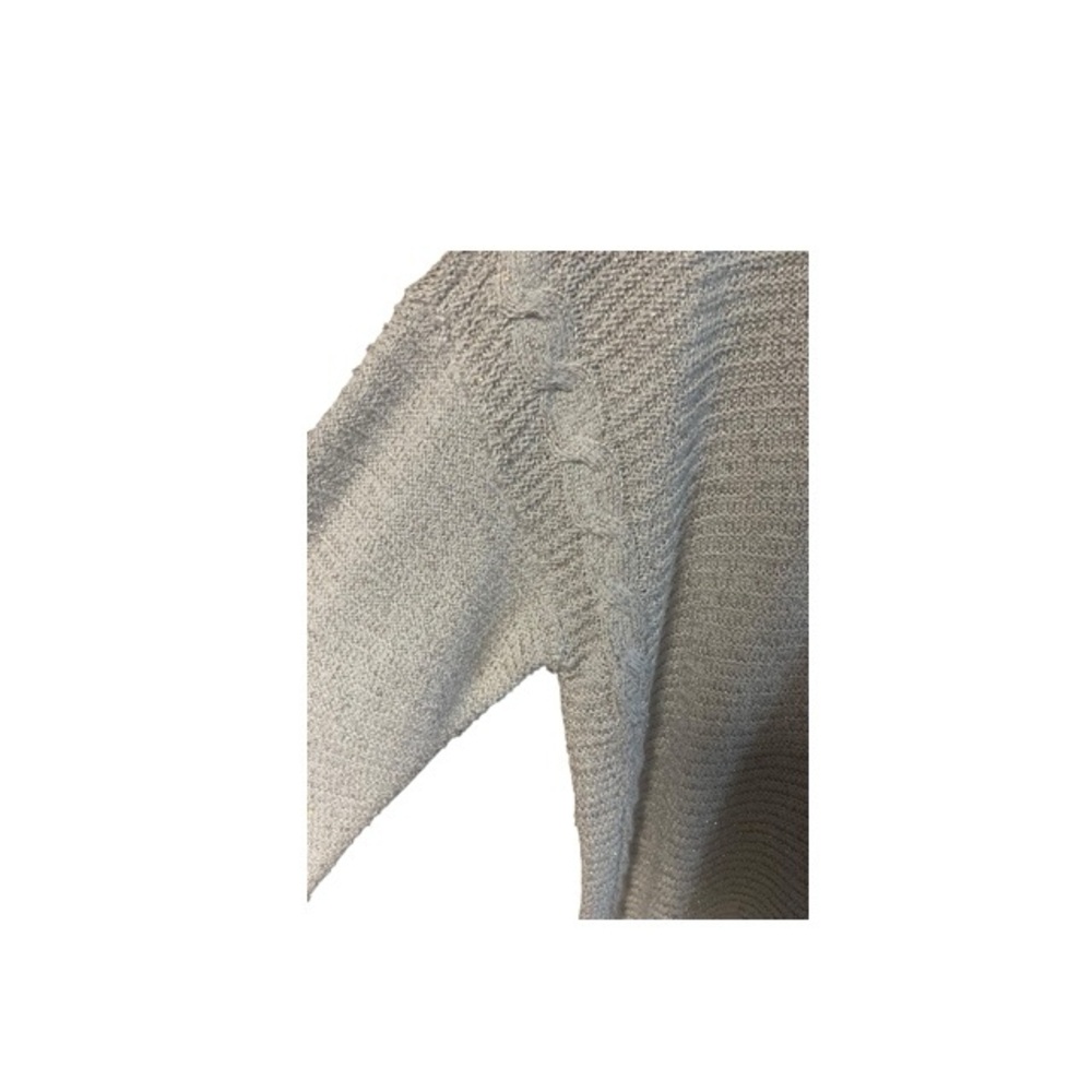 Chico’s Sparkling Cable Knit Pullover Sweater - image 3